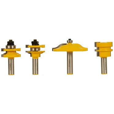 Yonico 12401 4 Bit Door and Drawer Front Edging Router Bit 1/2-Inch Shank Yonico 12401 4 Bit Door and Drawer Front Edging Router Bit 1/2-Inch Shank